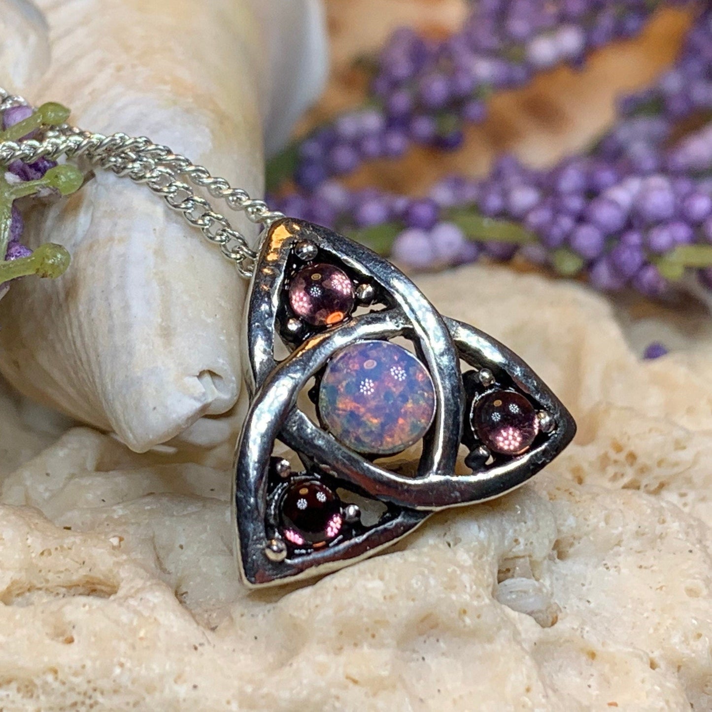 Elven Trinity Knot Necklace