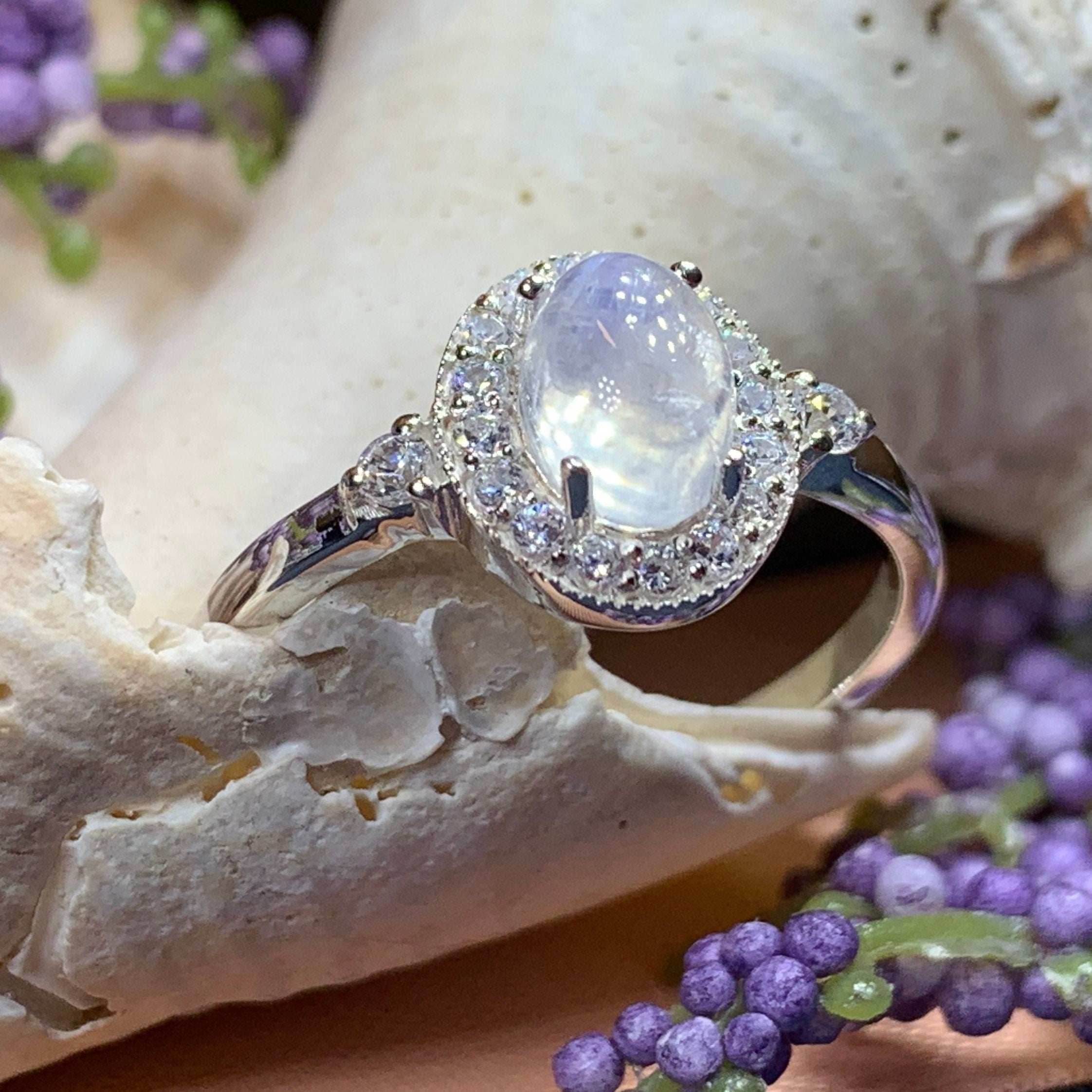 Leandra Moonstone Ring - 5