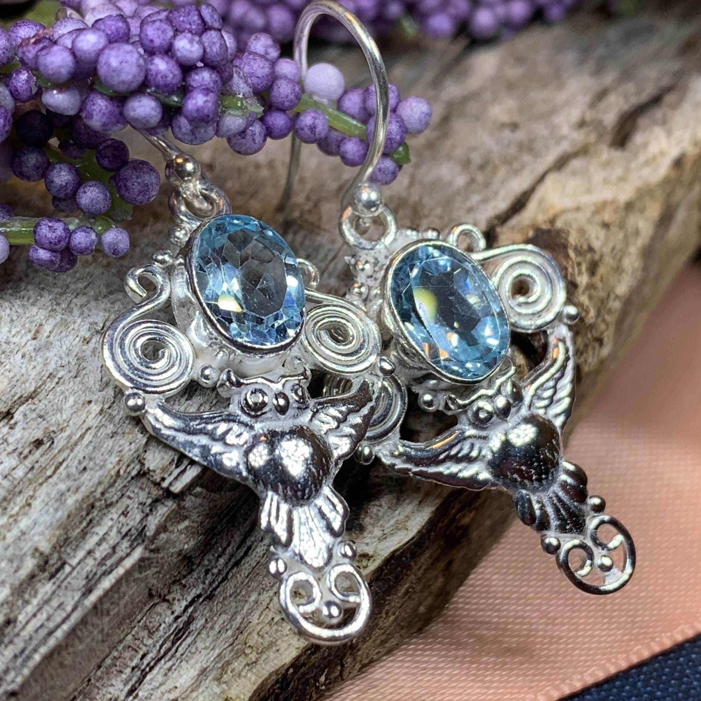 Summer Night Owl Earrings - 