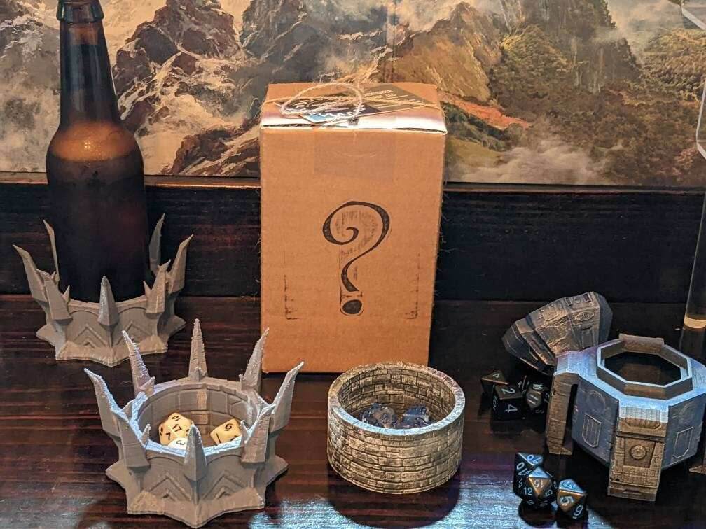 Mystery Loot Box- Random 3D Printed Dice Jail - Tabletop RPG Games - 