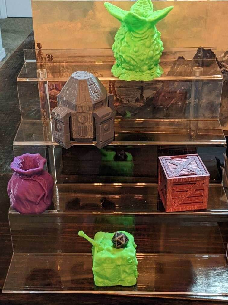 Mystery Loot Box- Random 3D Printed Dice Jail - Tabletop RPG Games - 