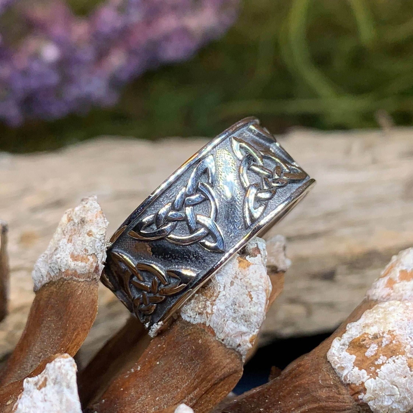 Celtic Triskel Ring - 6
