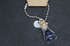 Blue Sandstone Luck Keychain Charm Zipper Pull Crystal Witch Witchy Jewelry Witchcraft