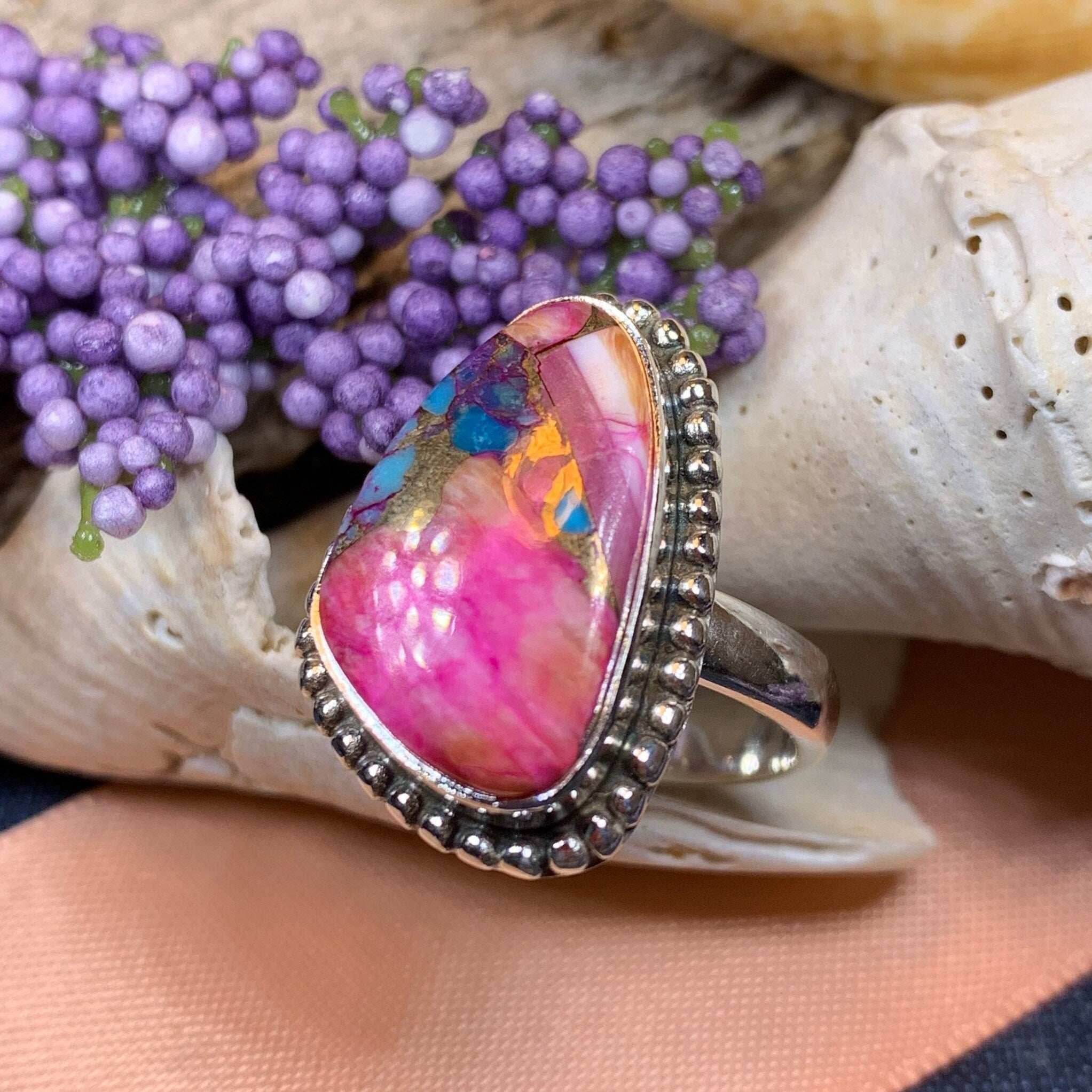 Irish Sunrise Ring - 7 / Square