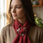 Bee & Honeycomb Scarf Ring