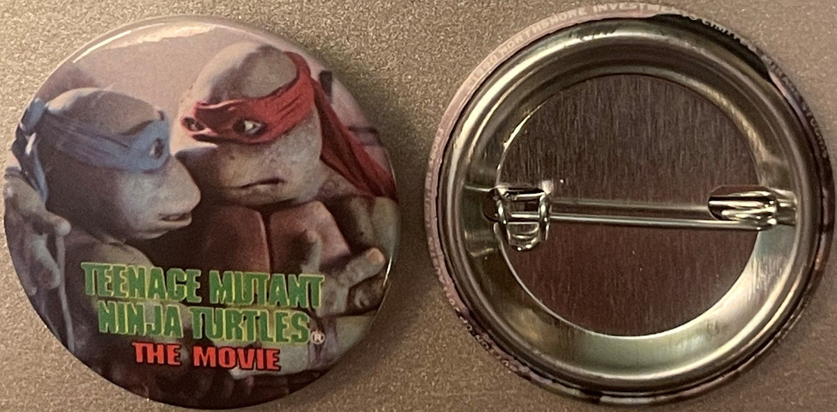 Vintage Teenage Mutant Ninja Turtles Movie Pins 🐢 Raphael Leonardo 1990