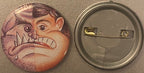 Vintage 1980s Biface Gross-Out Pin 📌 Half Monster Half Boy Two-Faced Character, Pin-Back Button in the 80s Gross-Out Spirit