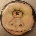Vintage 1980s Ocufungus Gross-Out Monster Pin 📌 One-Eyed Cyclops Pinback Button, Weird Retro Collectible