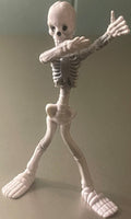 Vintage I Spy Bendable Skeleton Figure — NOS 1980s Poseable Toy