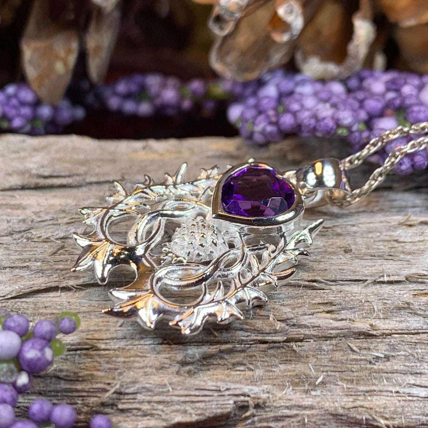 Cairn Atholl Thistle Necklace - 18