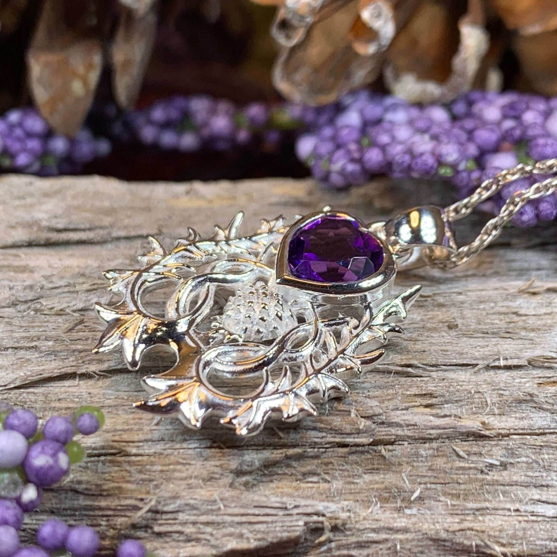 Cairn Atholl Thistle Necklace - 18
