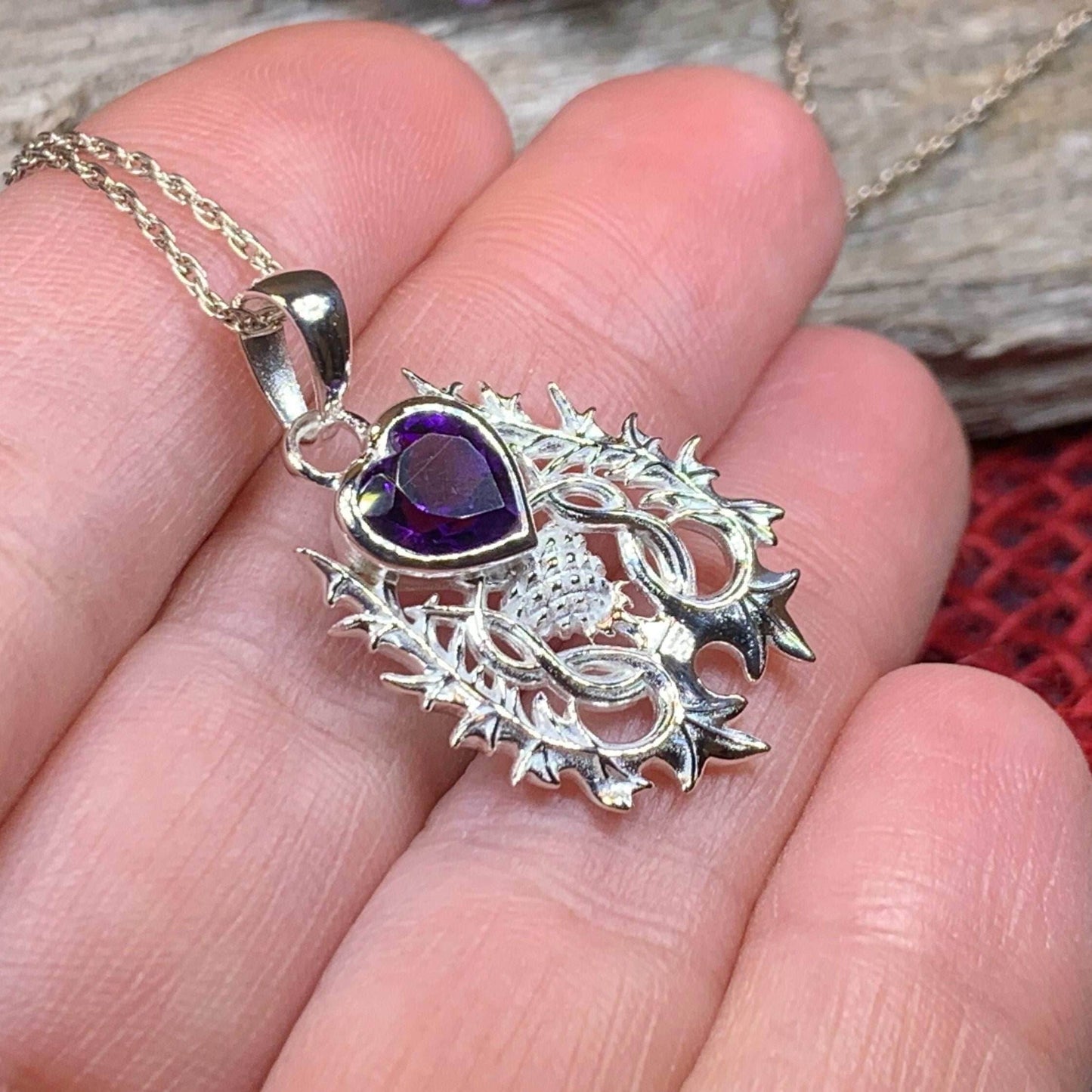 Cairn Atholl Thistle Necklace - 18