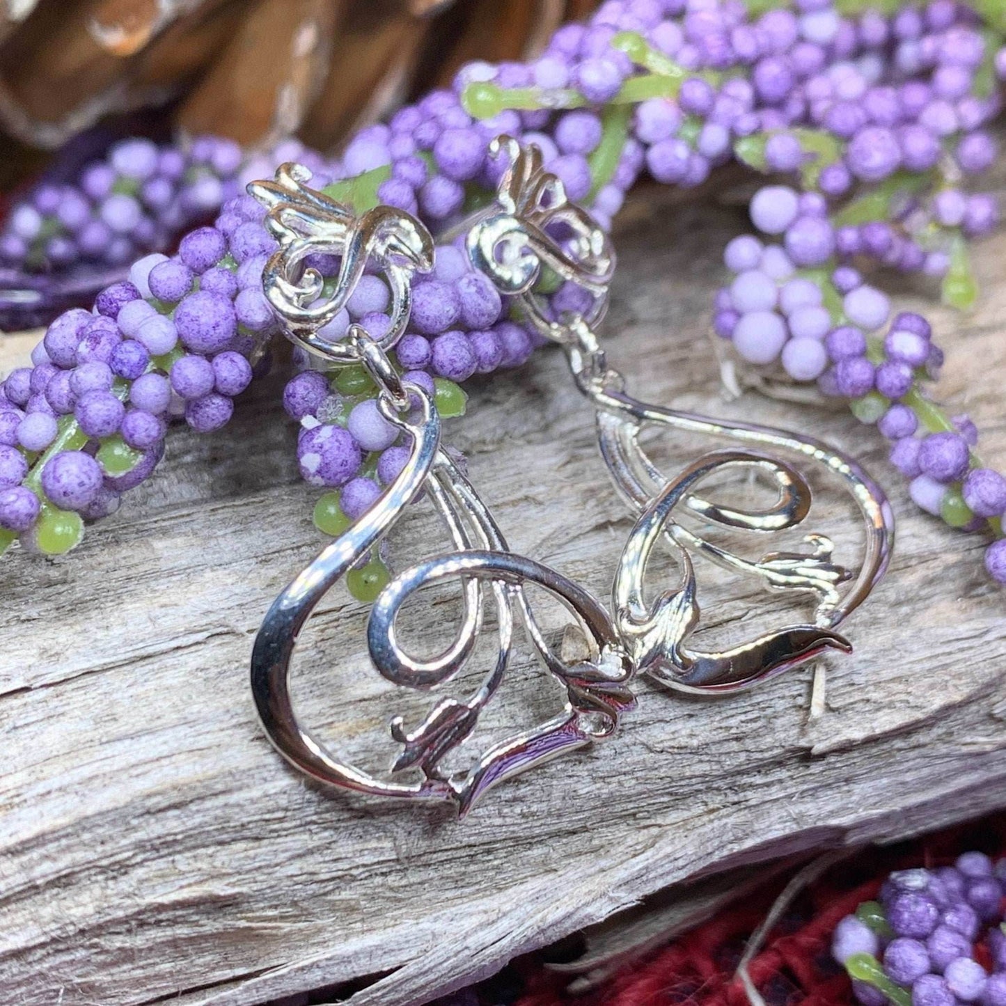 Bluebell Art Deco Earrings - 