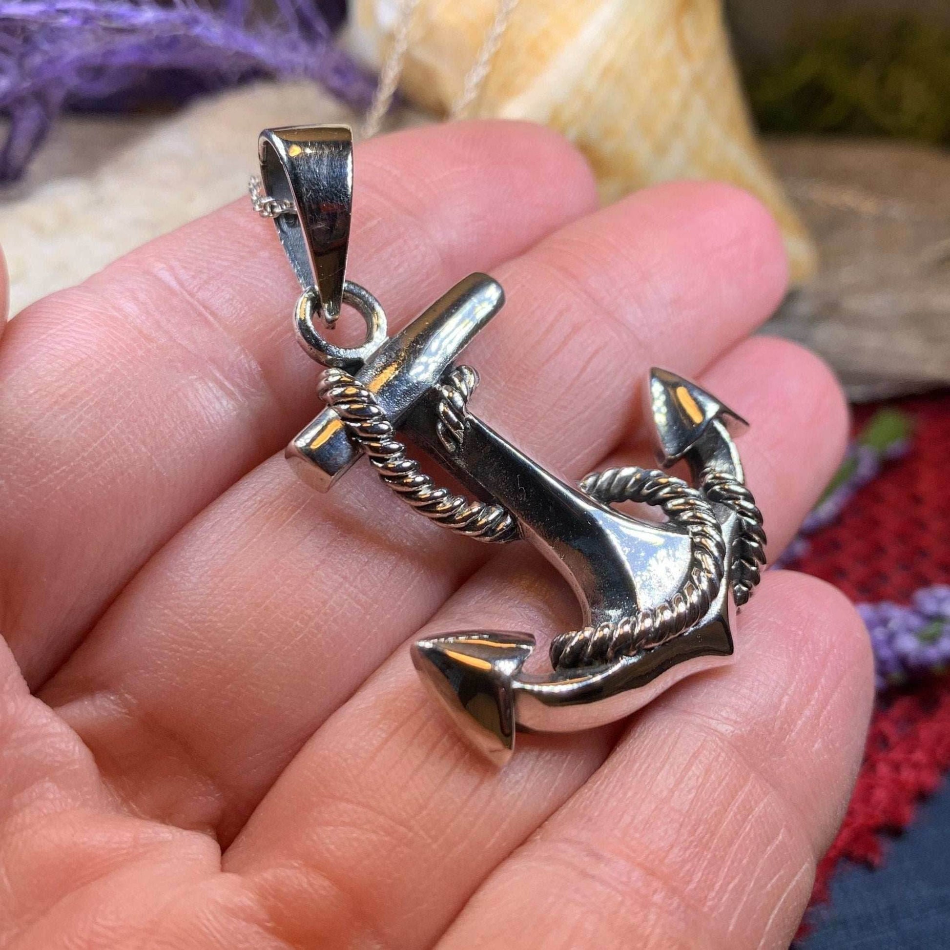 Pittenweem Anchor Necklace - 18