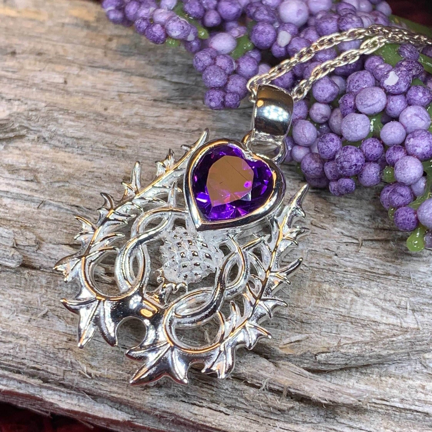 Cairn Atholl Thistle Necklace - 18