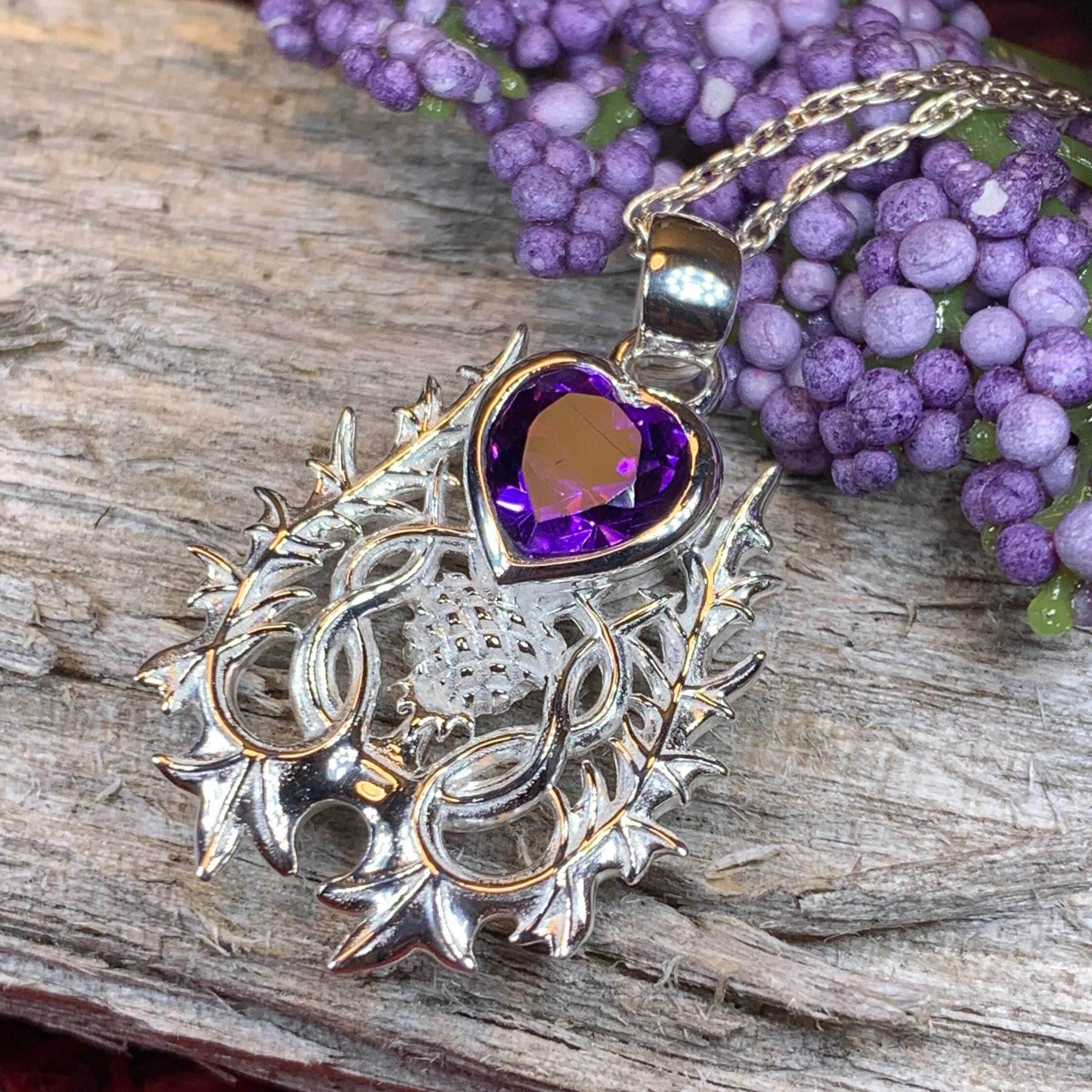 Cairn Atholl Thistle Necklace - 18
