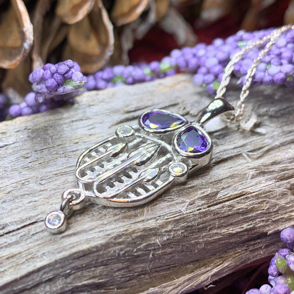 Cairn Tassel Mackintosh Amethyst Necklace - 18