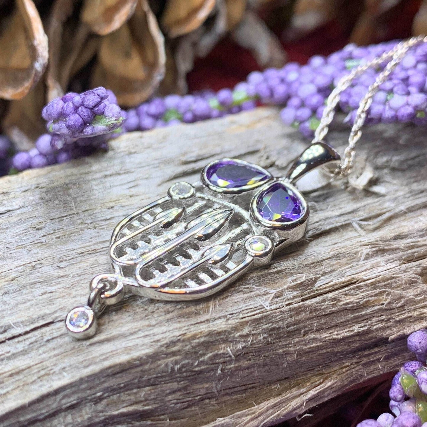 Cairn Tassel Mackintosh Amethyst Necklace - 18