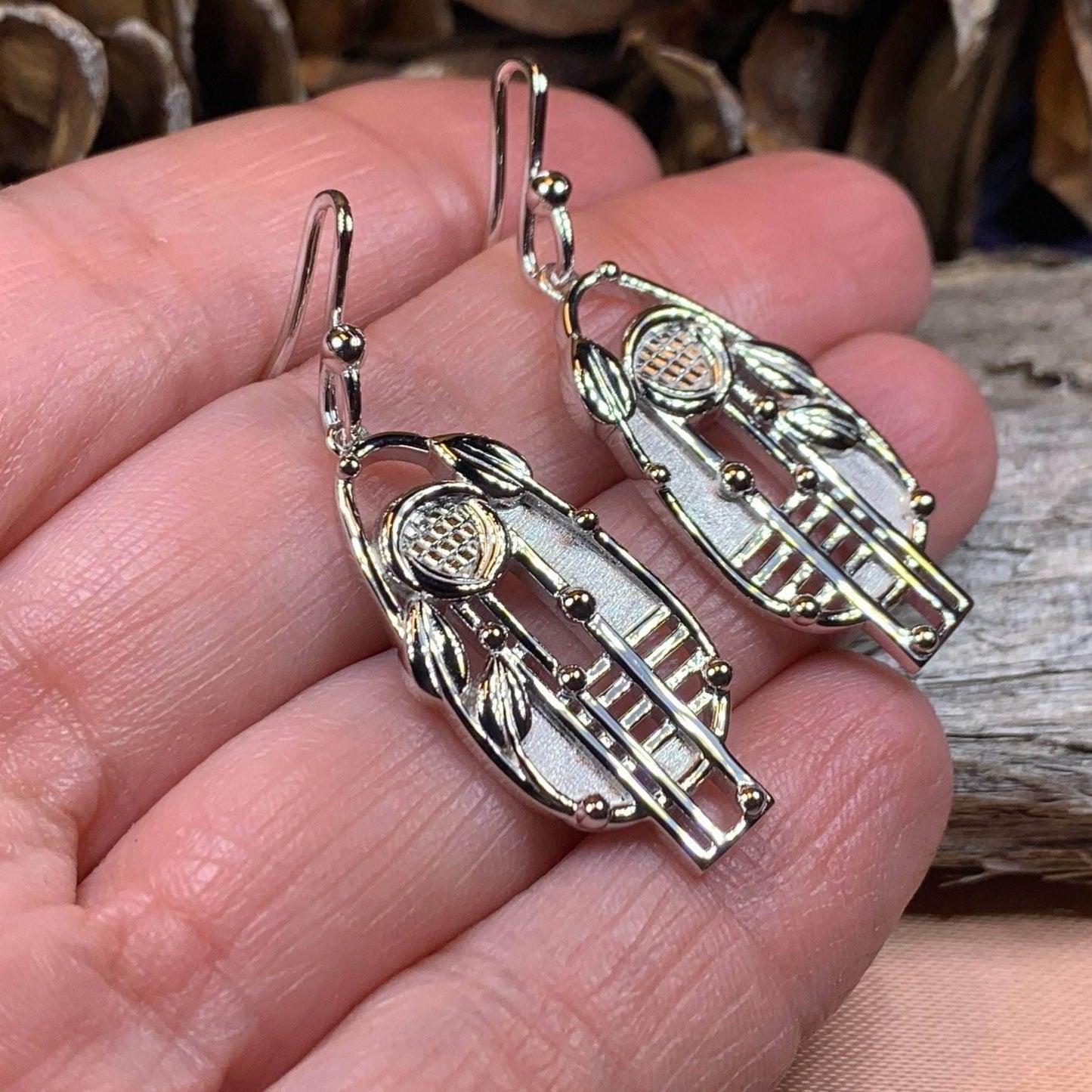 Cairn Floral Mackintosh Earrings - 