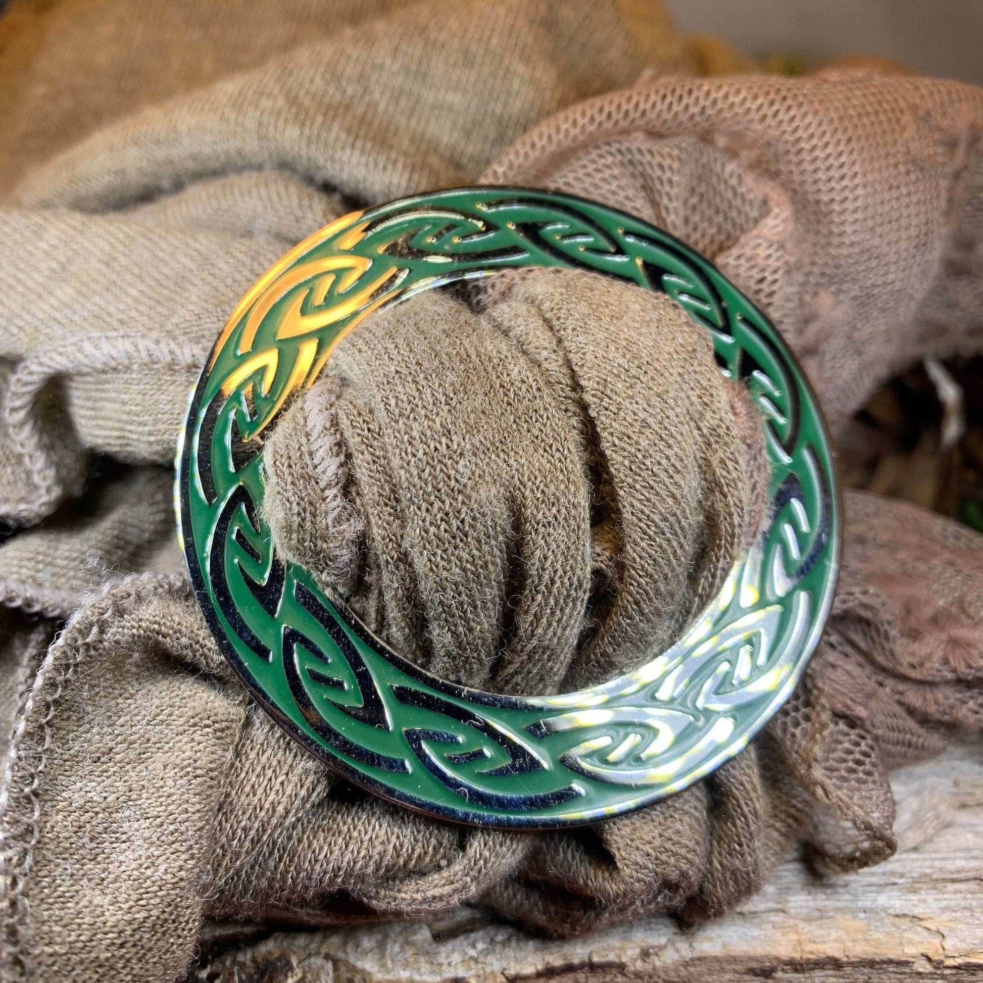 Mayfield Celtic Knot Scarf Ring - 