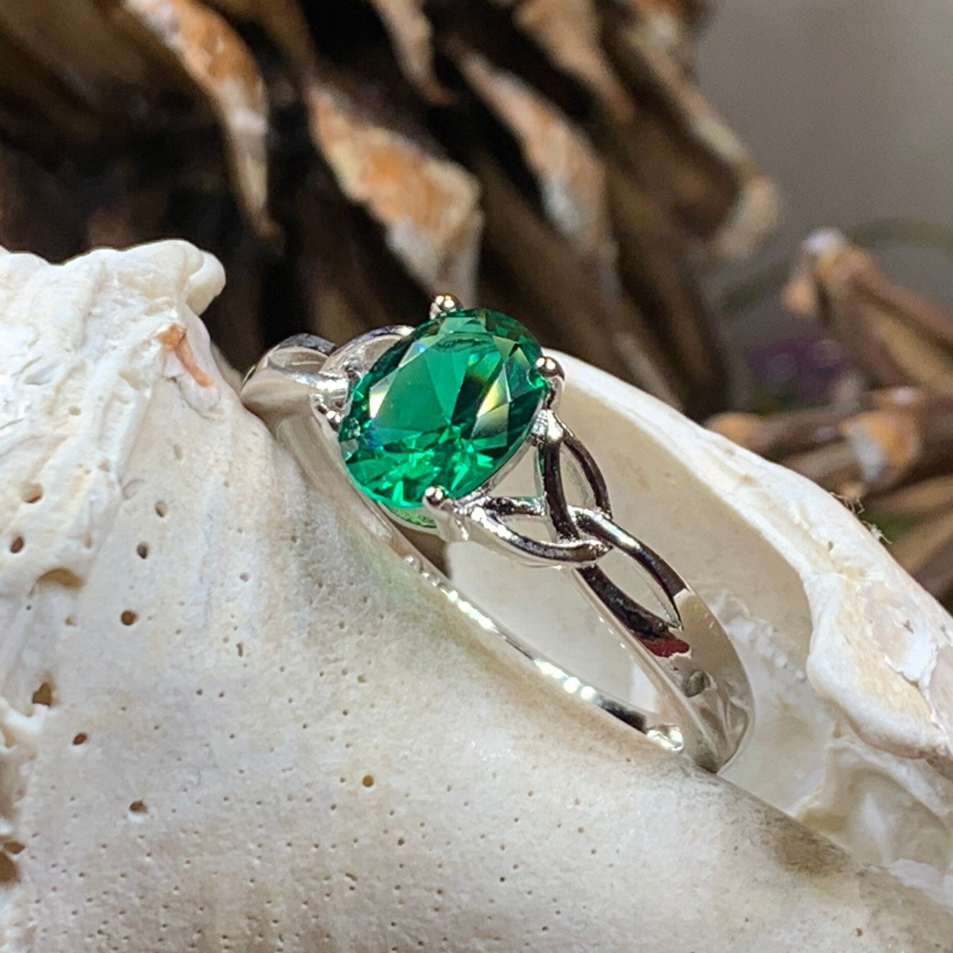 Irish Twilight Celtic Ring