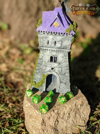 Ranger 3D Printed Dice Tower - Fate's End Collection - Guiding your Arrows to their True Targets! - Black / Yes- Include Random Dice Set