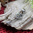 Petite Celtic Key Necklace - 18