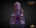 Eladrin Dice Tower - Fate's End Collection - Channel Feywild Grace and Seasonal Mystique with Each Roll. - Black / Yes- Include Random Dice Set