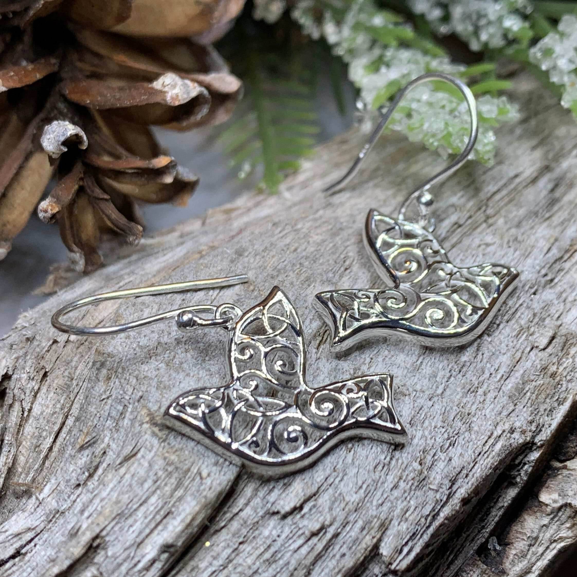 Celtic Dove Earrings - 