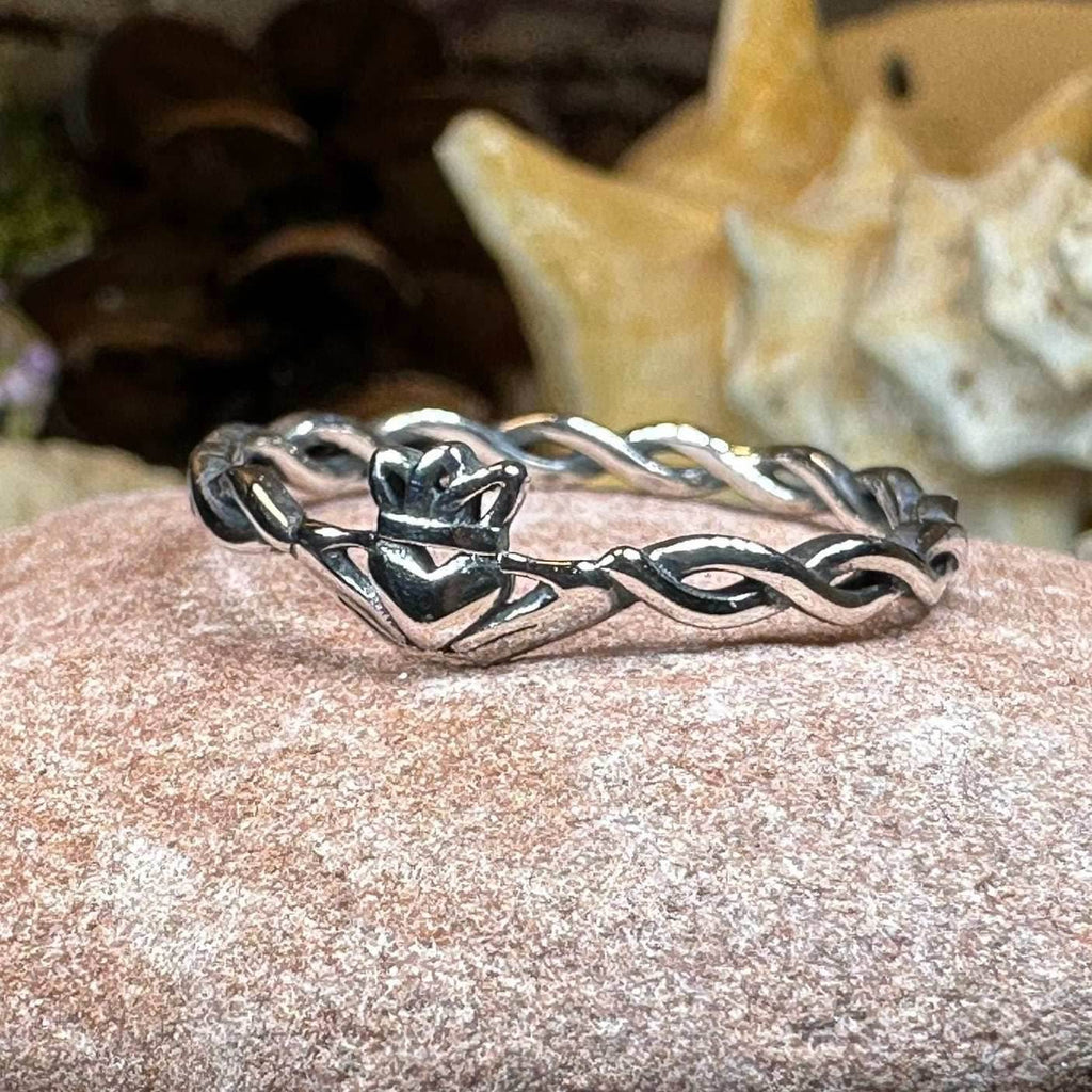 Dainty Claddagh Ring - 4