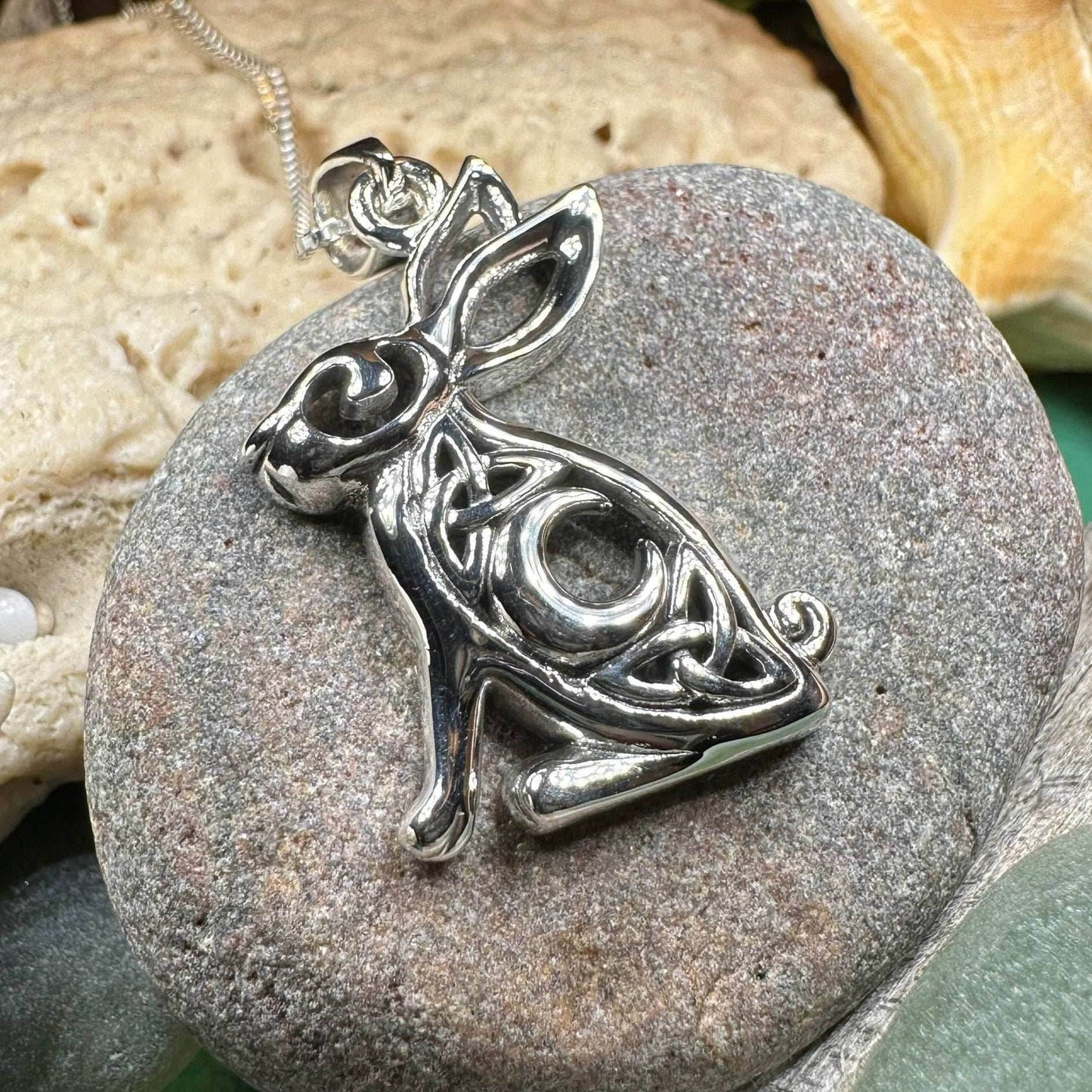 Silvana Rabbit Moon Necklace - 18