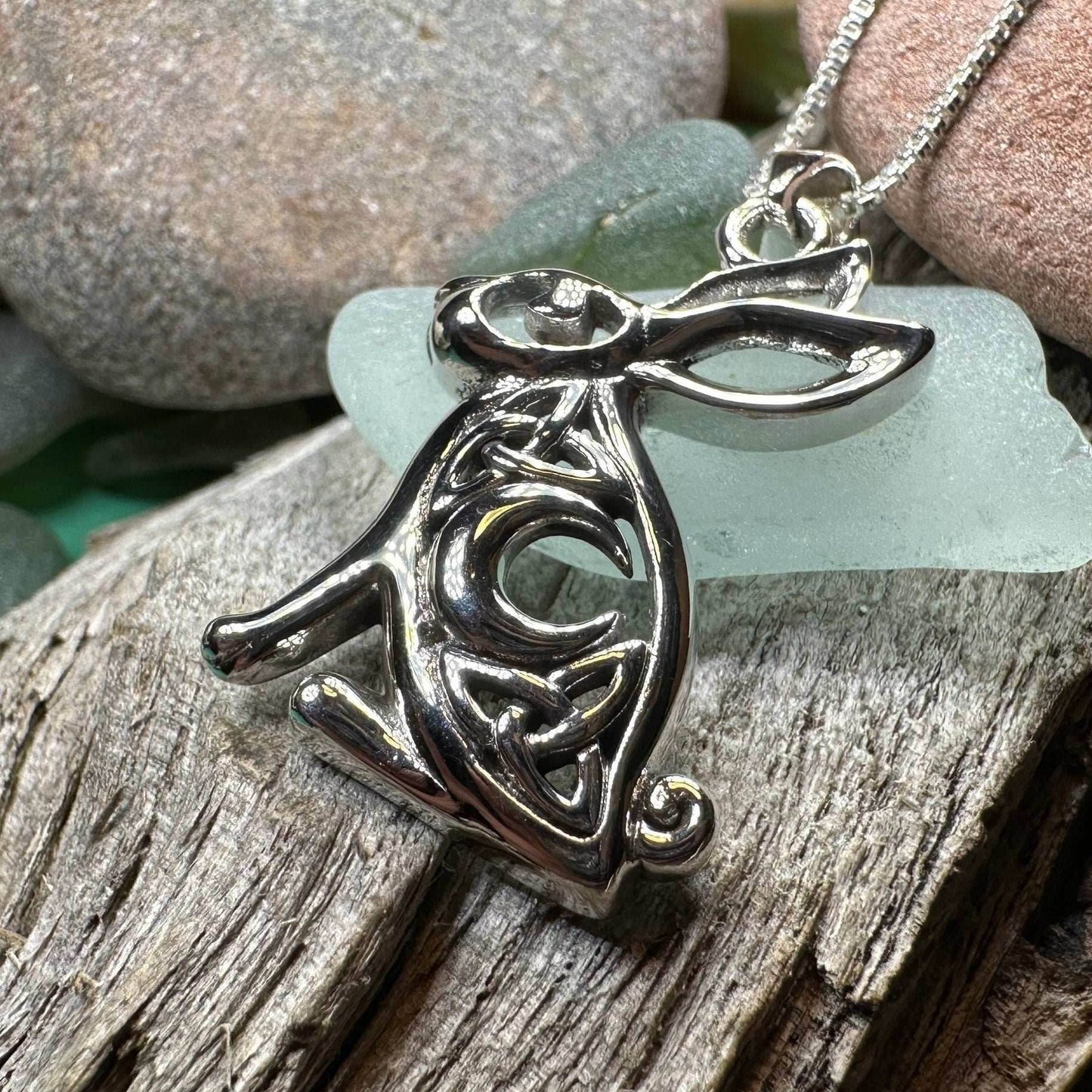 Silvana Rabbit Moon Necklace - 18