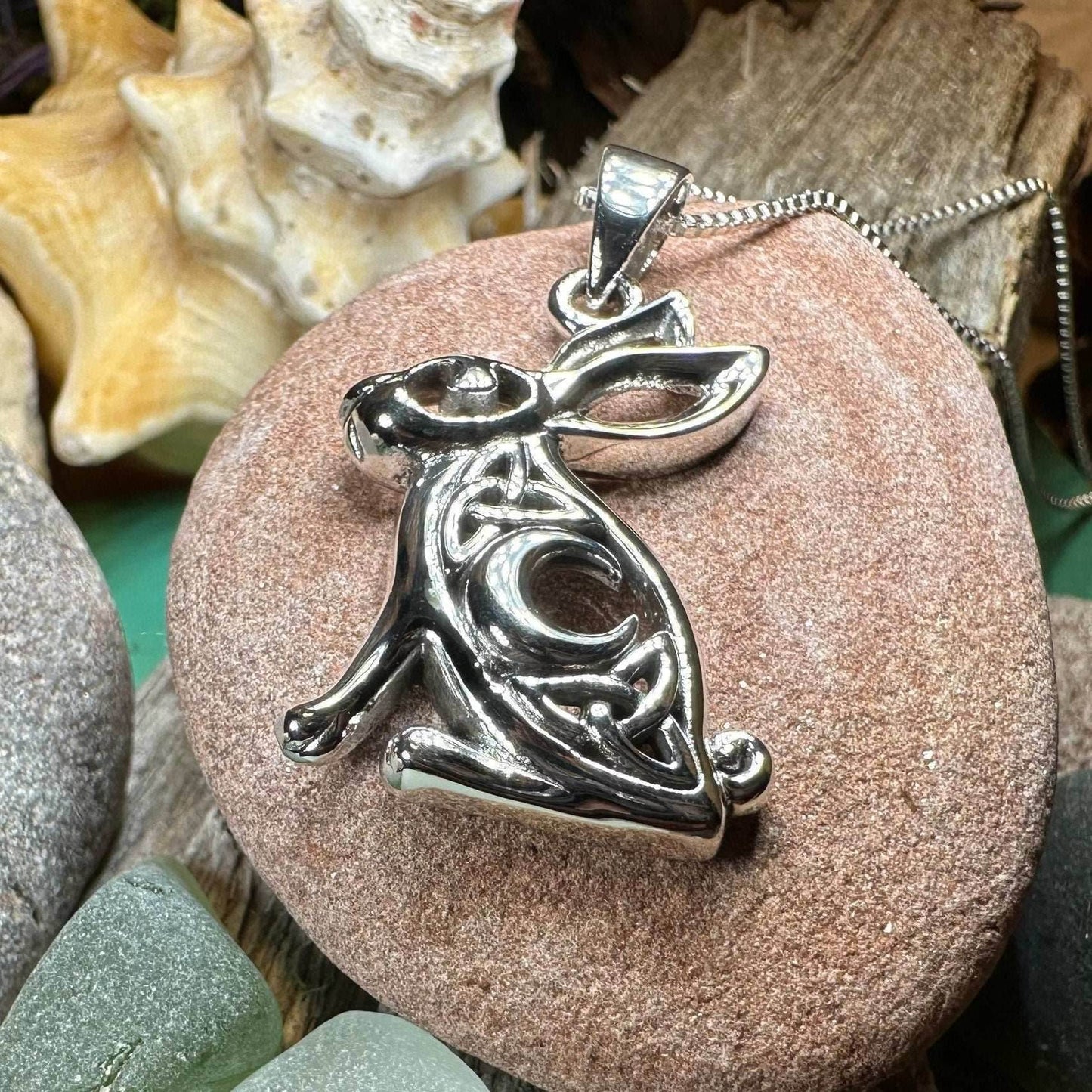 Silvana Rabbit Moon Necklace - 18