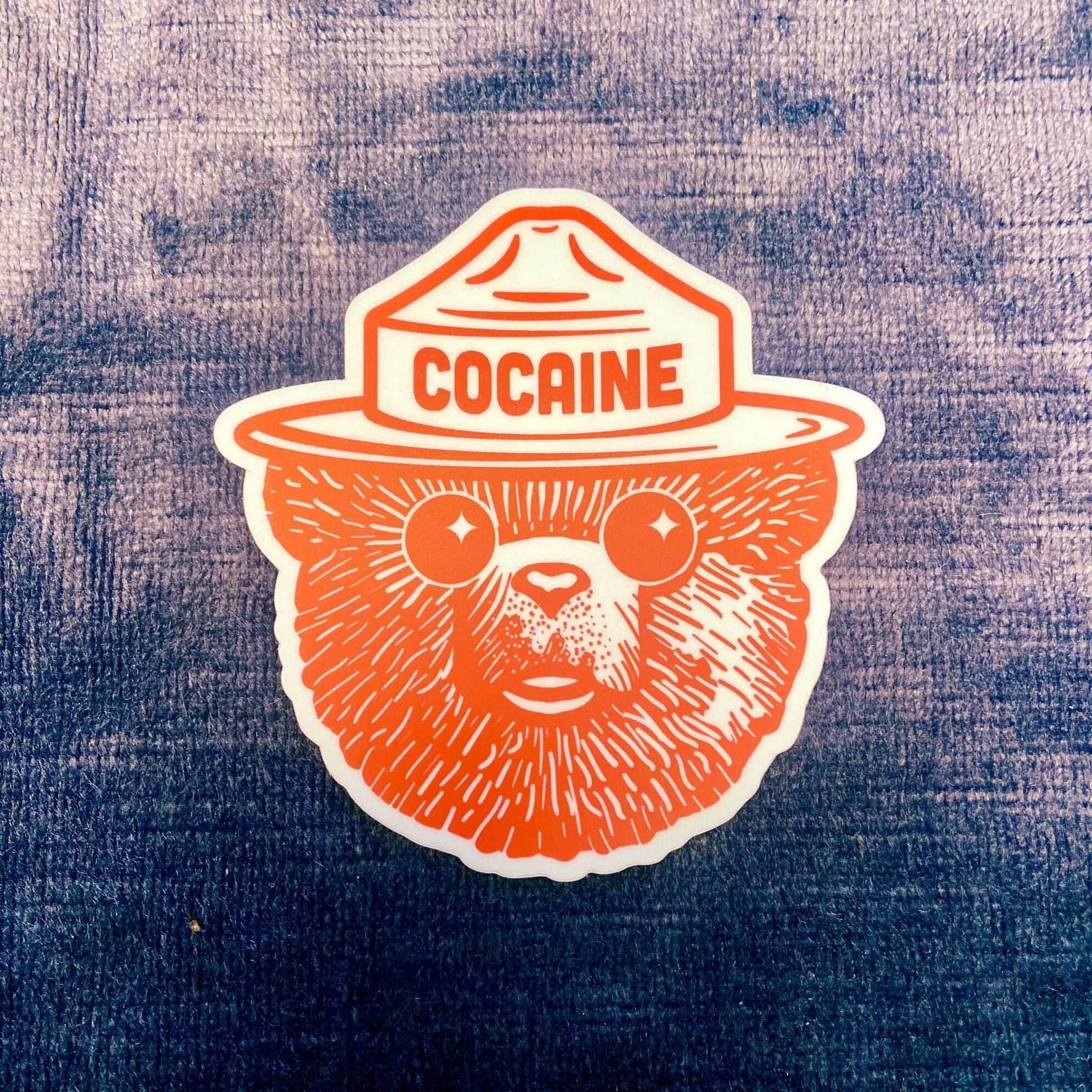 Cocaine Bear Vinyl Sticker – When Forest Watch Gets Wild - 