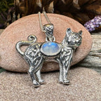 Tayla Celtic Cat Necklace - 18