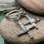 Saint Brigid's Cross Hoop Earrings - 