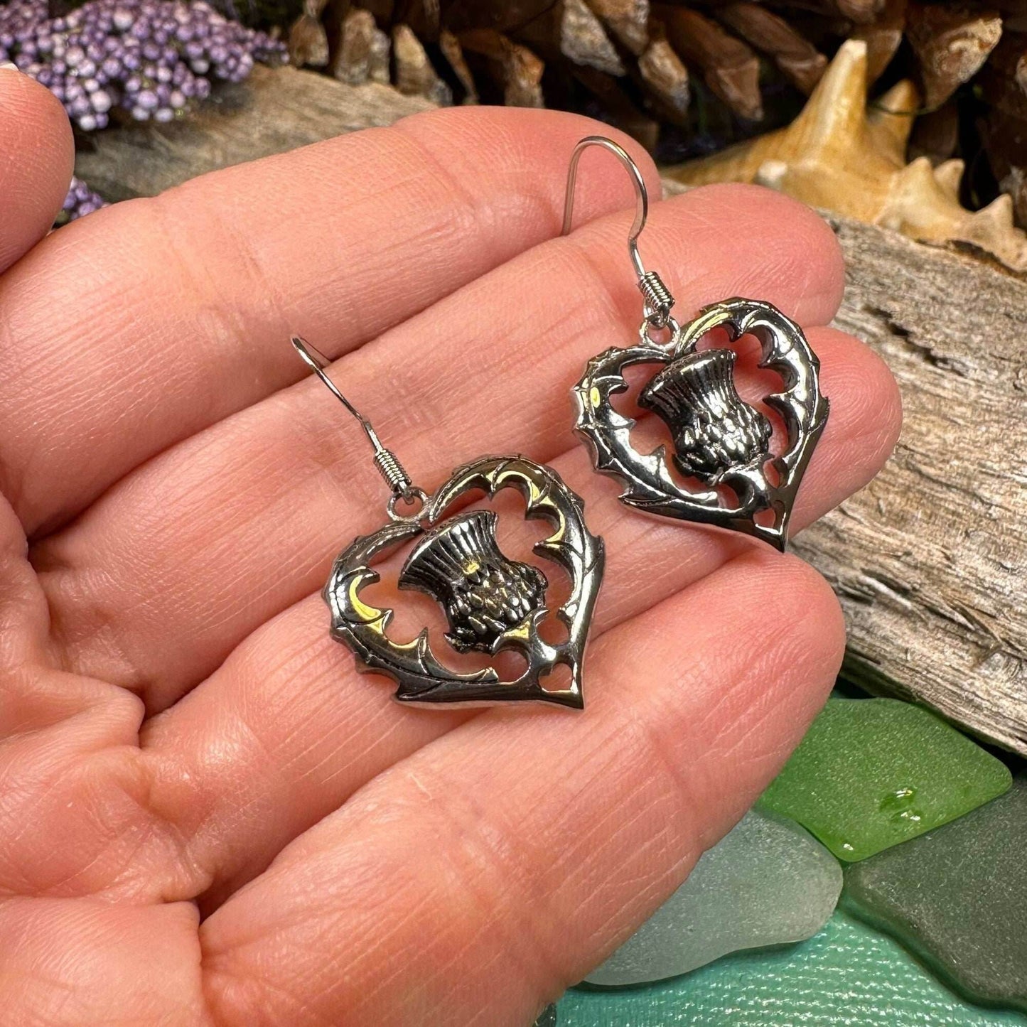 Drina Thistle Earrings - 