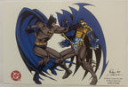 Vintage 1990s Batman vs Batman DC Comics Postcard 🦇 | Graham Nolan Art