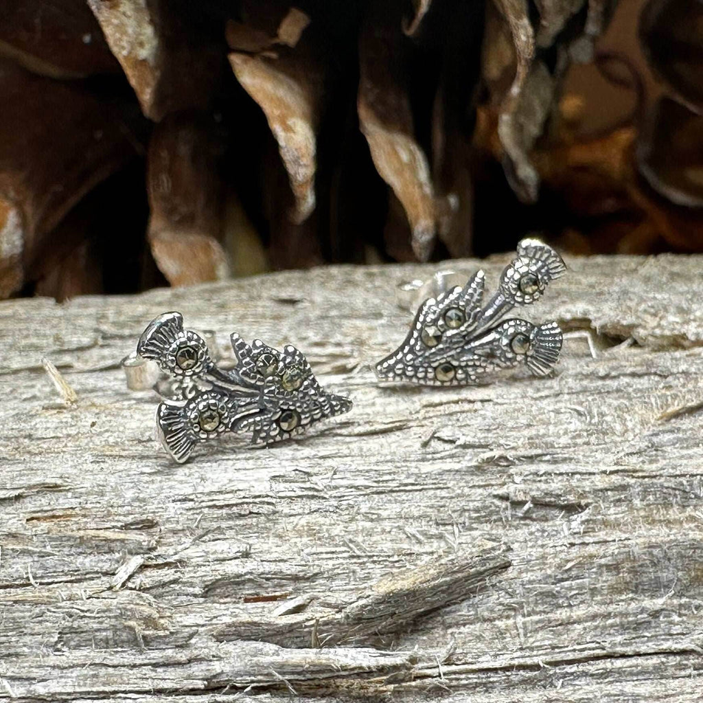 Aerona Thistle Stud Earrings - 
