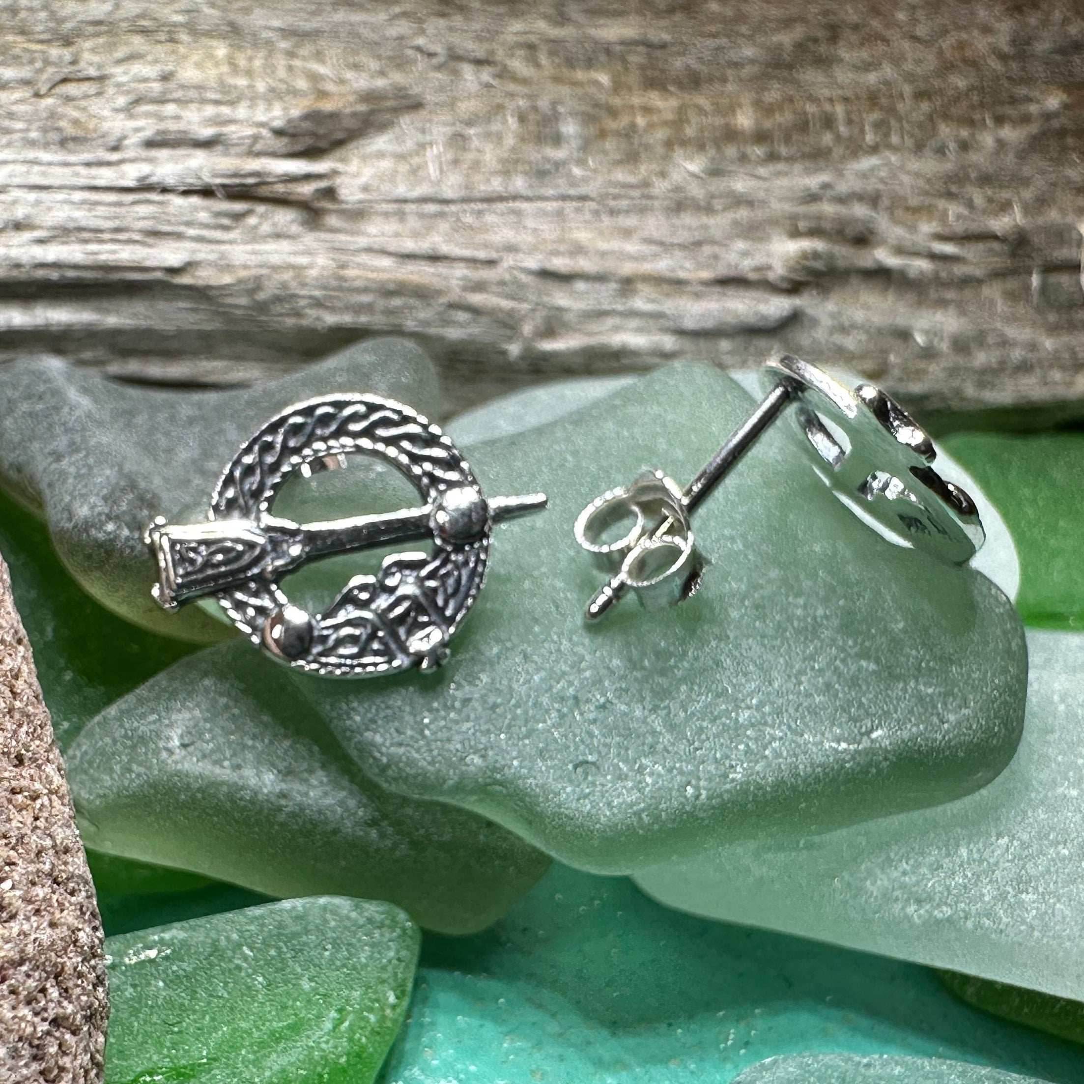 Celtic Tara Stud Earrings - 