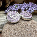 Scottish Bloom Mackintosh Rose Post Earrings - 