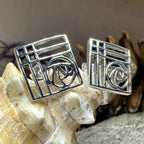 Lacee Mackintosh Rose Post Earrings - 