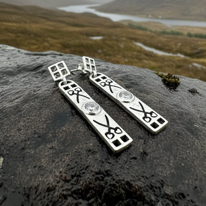 Scottish Art Deco Earrings