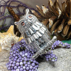 Athena Owl Necklace & Brooch - 18