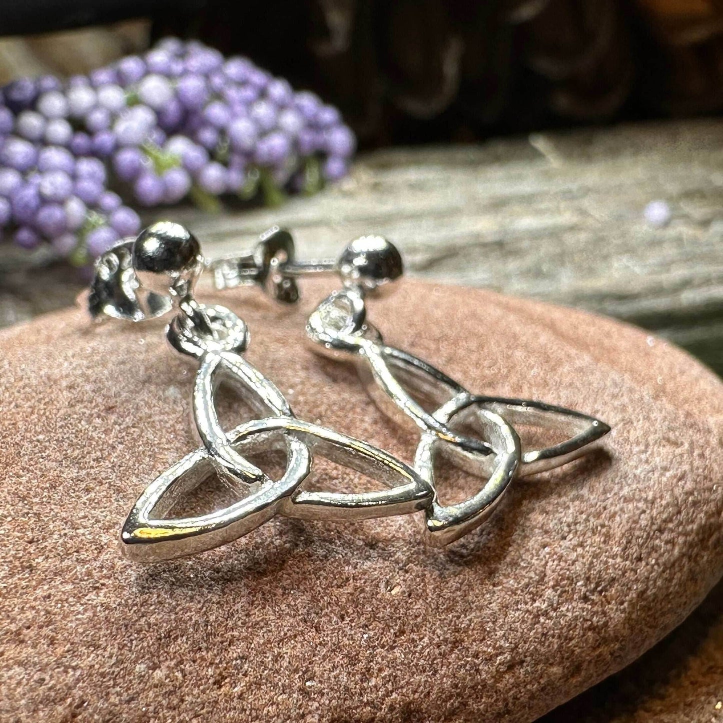 Avalina Trinity Knot Earrings - 