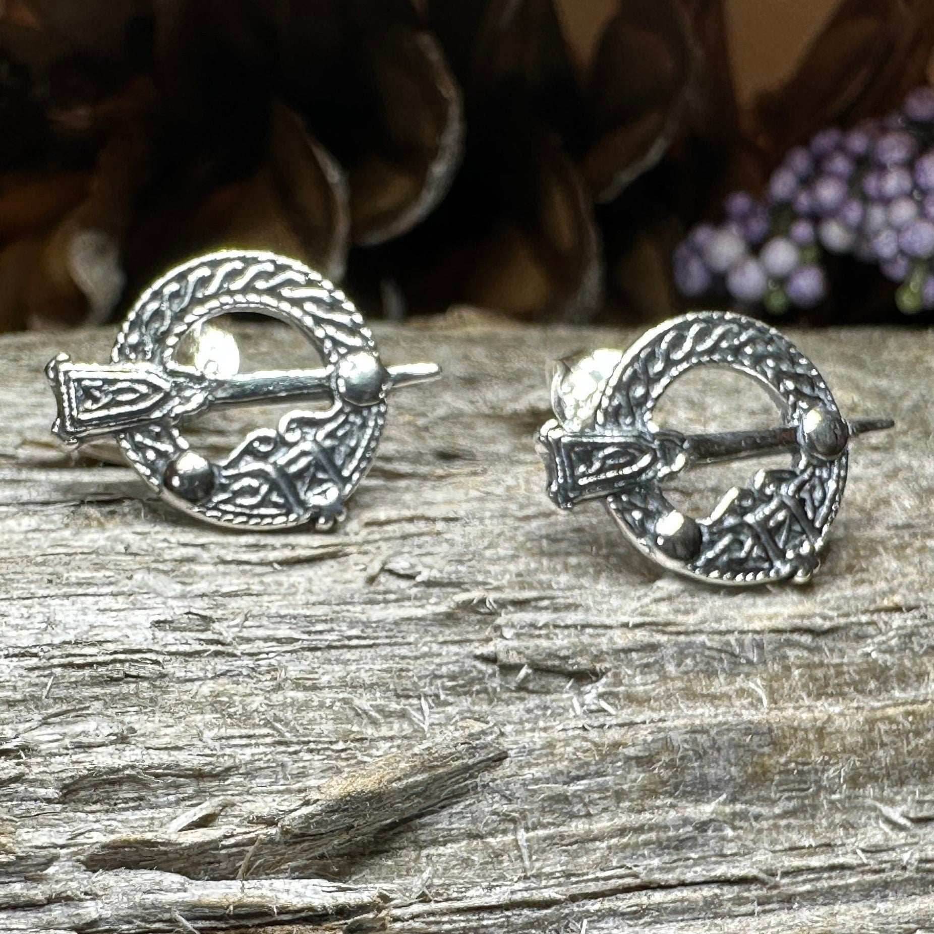 Celtic Tara Stud Earrings - 