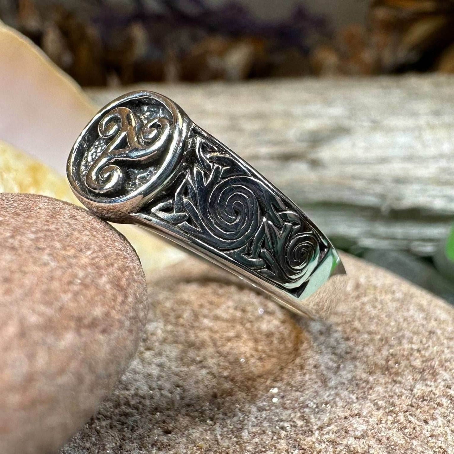 Reeve Triple Spiral Ring - 5