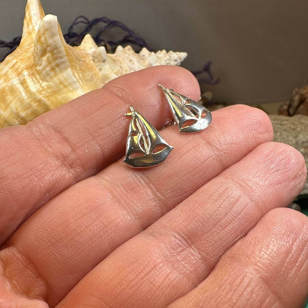 Summerlea Sailboat Post Earrings - 
