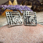 Lacee Mackintosh Rose Post Earrings - 
