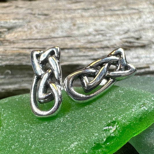Arianell Celtic Knot Stud Earrings - 